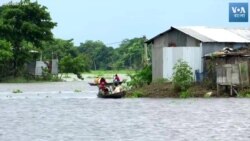 ভারতে বন্যার কারণে বাস্তুচ্যুতি