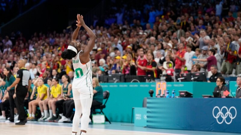 Nigeria surprises Aussies in Olympic women's basketball with 1st win since 2004 