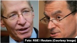 Majkl Kirbi i Danijel Frid, penzionisane američke diplomate (Foto: RSE i Reuters)