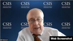 윌리엄 라인쉬 미 전략국제문제연구소(CSIS) 국제경제석좌 (줌 영상 캡쳐)