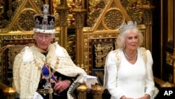 King Charles III waits to read the King&#39;s Speech, as Queen Camilla sits next to him during the State Opening of Parliament in the House of Lords, London.&nbsp;&nbsp;His speech will set out the agenda of the UK&#39;s first Labour government for 14 years.