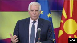 Уверувањата од високиот претставник на ЕУ за надворешна и безбедносна политика се дека иднината на Северна Македонија е во Унијата, но и дека за тоа да се оствари, земјата и сите политички актери мора да го испорачаат тоа што е договорено