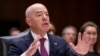 FILE - U.S. Homeland Security Secretary Alejandro Mayorkas testifies during a hearing of the Senate Appropriations Committee on Capitol Hill, Nov. 8, 2023, in Washington. 