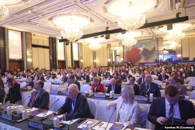 Shangri-La Dialogue yang diselenggarakan oleh International Institute for Strategic Studies IISS di Singapura. (Foto: