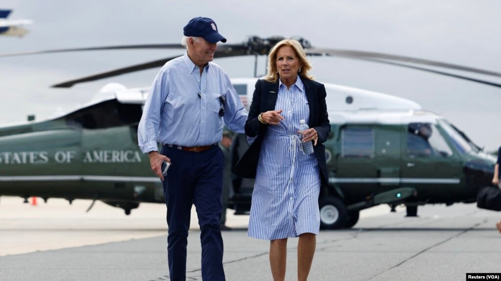 Presidenti Joe Biden dhe bashkëshortja e tij Jill Biden