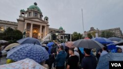 14. protest "Srbija protiv nasilja" - ispred Doma Narodne skupštine (foto: FoNet)