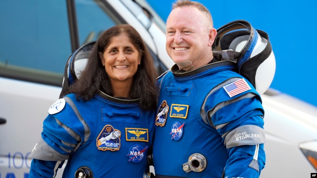 Astronautët e NASA-s Suni Williams the Butch Wilmore