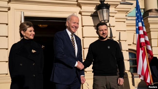 En Fotos | Biden visita Ucrania a pocos días del primer año de la invasión de Rusia