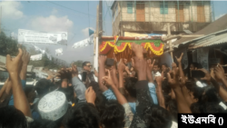 নোয়াখালীর চাপরাশিরহাটে এক পথসভায় আওয়ামী লীগের সাধারণ সম্পাদক ওবায়দুল কাদের। ৩১ ডিসেম্বর, ২০২৩।