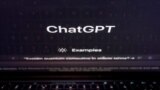 FILE - A keyboard is seen reflected on a computer screen displaying the website of ChatGPT, an AI chatbot from OpenAI, in this illustration picture taken Feb. 8, 2023. 