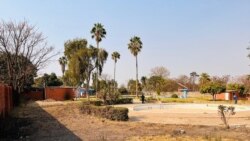 Dilapidated swimming pool in Harare.