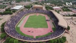 Supporters of Niger Coup Storm National Stadium for Military Rally