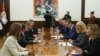 Predsednik Srbije Aleksandar Vučić razgovarao je sa specijalnim izaslanikom EU za primenu sankcija Dejvidom O'Salivenom