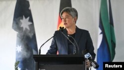 资料照：澳大利亞外長黃英賢（Penny Wong）