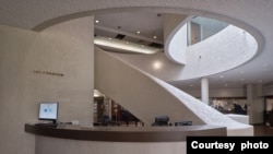 Interior of the Carson City Hall Building, in California, designed by Robert Kennard with architects Robert Alexander and Frank Sata. (Courtesy African American Cultural Heritage Action Fund)