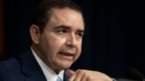 FILE - US Rep. Henry Cuellar of Texas speaks on Capitol Hill, April 10, 2024, in Washington.