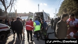 انفجار در مراسم حکومتی سالگرد قاسم سلیمانی