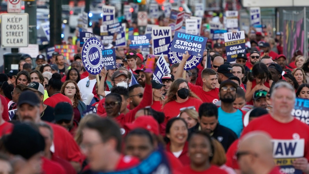 Biden's Support For Unions, Climate Change Fight Collide In UAW Strike