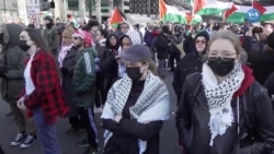 Washington'da Filistin'e destek gösterisi
