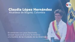 Alcaldesa de Bogotá en entrevista con la Voz de América
