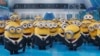 This image released by Illumination & Universal Pictures shows a scene from "Despicable Me 4,. (Illumination & Universal Pictures via AP)