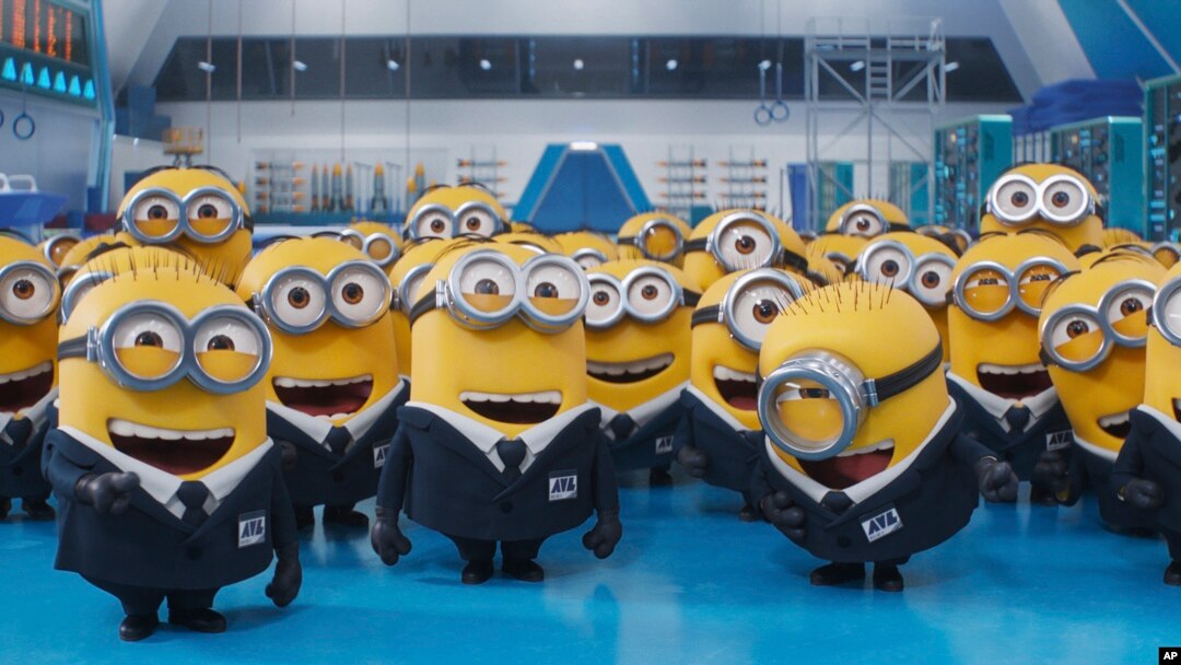 This image released by Illumination & Universal Pictures shows a scene from "Despicable Me 4." (Illumination & Universal Pictures via AP)