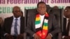 FILE - Zimbabwean President Emerson Mnangagwa, seen here in March 2024, claimed during a recent trip to Russia that the U.S. has been militarizing Zambia to consolidate power in the region and isolate Zimbabwe. (Columbus Mavhunga/VOA)