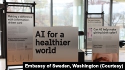 An exhibition hosted by The Swedish Institute and the Embassy of Sweden in Washington, DC highlights ways the European nation is using AI for good. (Courtesy: Embassy of Sweden, Washington)