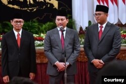 Ketiga wakil menteri yang dilantik Kamis(18/7) mengaku akan bekerja intensif di sisa masa pemerintahan Jokowi-Ma’ruf yang tinggal tiga bulan lagi. (biro Setpres)