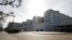 The Hospital La Fe, where a patient suspected by the health authorities as having deadly Marburg disease was quarantined, in Valencia, Spain, Feb. 25, 2023. The man tested negative Feb. 25, 2023, and does not have the virus, the health ministry said.
