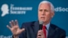 Former Vice President Mike Pence speaks in Washington, April 25, 2023. In response to former U.S. President Donald Trump's indictment on charges for working to overturn his 2020 election loss, Pence said "anyone who puts himself over the Constitution should never be president."