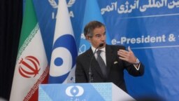 International Atomic Energy Agency Director General Rafael Grossi speaks during a news conference in Tehran, Iran, March 4, 2023. 