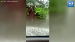 প্রচন্ড ঝড় ও প্রবল বৃষ্টিতে নিউ ওর্লিয়েন্সে আকস্মিক বন্যা