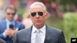 Charles McGonigal, former special agent in charge of the FBI's counterintelligence division in New York, arrives at Manhattan federal court in New York on Aug. 15, 2023. McGonigal pleaded guilty to a conspiracy charge involving a Russian oligarch.