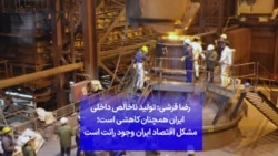 رضا قرشی: تولید ناخالص داخلی ایران همچنان کاهشی است؛ مشکل اقتصاد ایران وجود رانت است