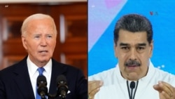 Composición de los presidentes de EEUU, Joe Biden, y Venezuela, Nicolás Maduro. (De izquierda a derecha)