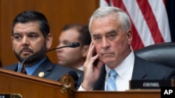 Rep. Brad Wenstrup, R-Ohio, chairman of the House Select Subcommittee on the Coronavirus Pandemic, listens during testimony by Dr. Anthony Fauci at the Capitol in Washington, June 3, 2024.
