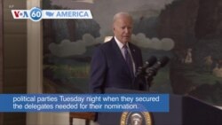 VOA60 America - Biden, Trump become presumptive presidential nominees