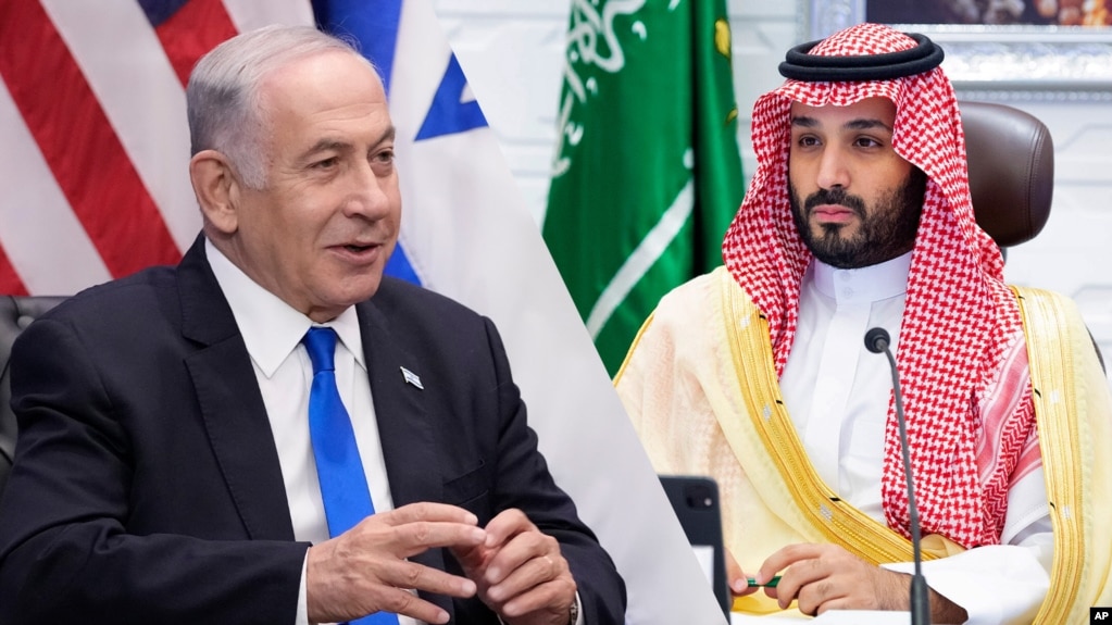 سعودی ولی عہد اور اسرائیلی وزیرِ اعظم اپنے حالیہ بیانات میں تعلقات کے قیام کا عندیہ دے چکے ہیں۔ فائل فوٹو۔ 