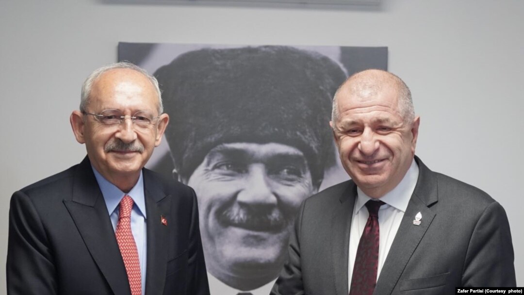 Millet İttifakı Cumhurbaşkanı Adayı Kemal Kılıçdaroğlu ve Zafer Partisi Genel Başkanı Ümit Özdağ