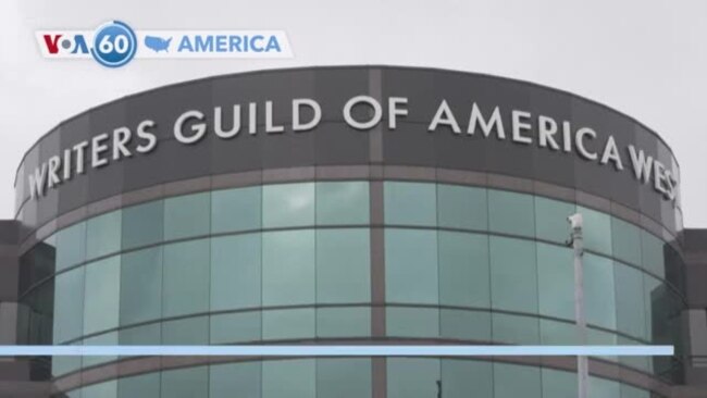 VOA60 America - US Film and Television Writers Begin Strike
