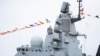 Soldiers are seen on a Russian frigate Admiral Gorshkov ahead of scheduled naval exercises with South African and Chinese navies in Richards Bay, South Africa, Feb. 21, 2023.
