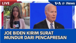 Laporan VOA untuk iNews: Joe Biden Kirim Surat Mundur dari Pencapresan
