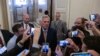 Ketua DPR AS Kevin McCarthy (R-CA) berbicara kepada wartawan setibanya di US Capitol di Washington, DC, 23 Mei 2023. (ANDREW CABALLERO-REYNOLDS / AFP)