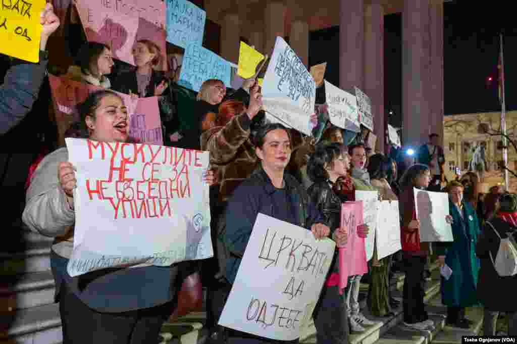 March for women's rights, Skopje