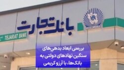 بررسی ابعاد بدهی‌های سنگین نهادهای دولتی به بانک‌ها، با آرزو کریمی
