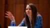 FILE - Jen Easterly, director of the Department of Homeland Security's Cybersecurity and Infrastructure Security Agency, speaks at a meeting in Washington, Feb. 16, 2023.