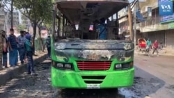 বিএনপি ডাকা হরতালে ঢাকার সড়ক ফাঁকা, যানবাহনে অগ্নিসংযোগ ও ভাঙচুর