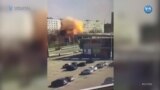  Zaporijya’da Füze Saldırısı Güvenlik Kamerasına Yansıdı 