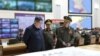 North Korean leader Kim Jong visits the training center of the General Staff Department of the Korean People's Army in North Korea.